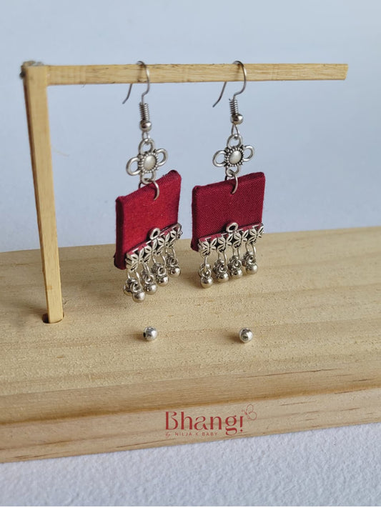 Raktika Mini Fabric Earrings