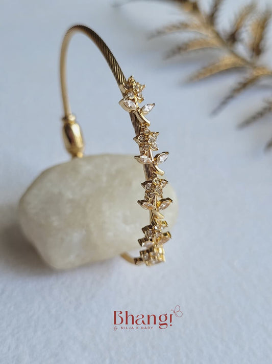 Floral Vine Elegance Bangle