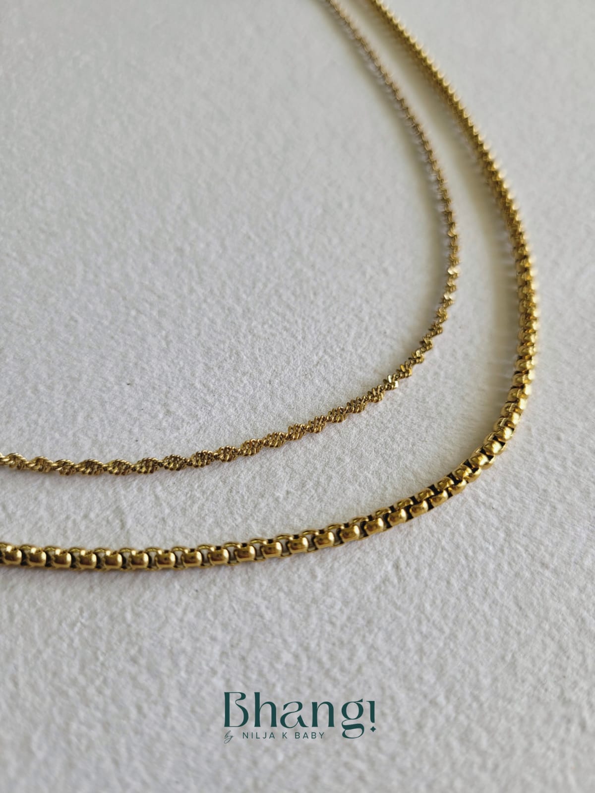 Golden Double Glow Hip Chain