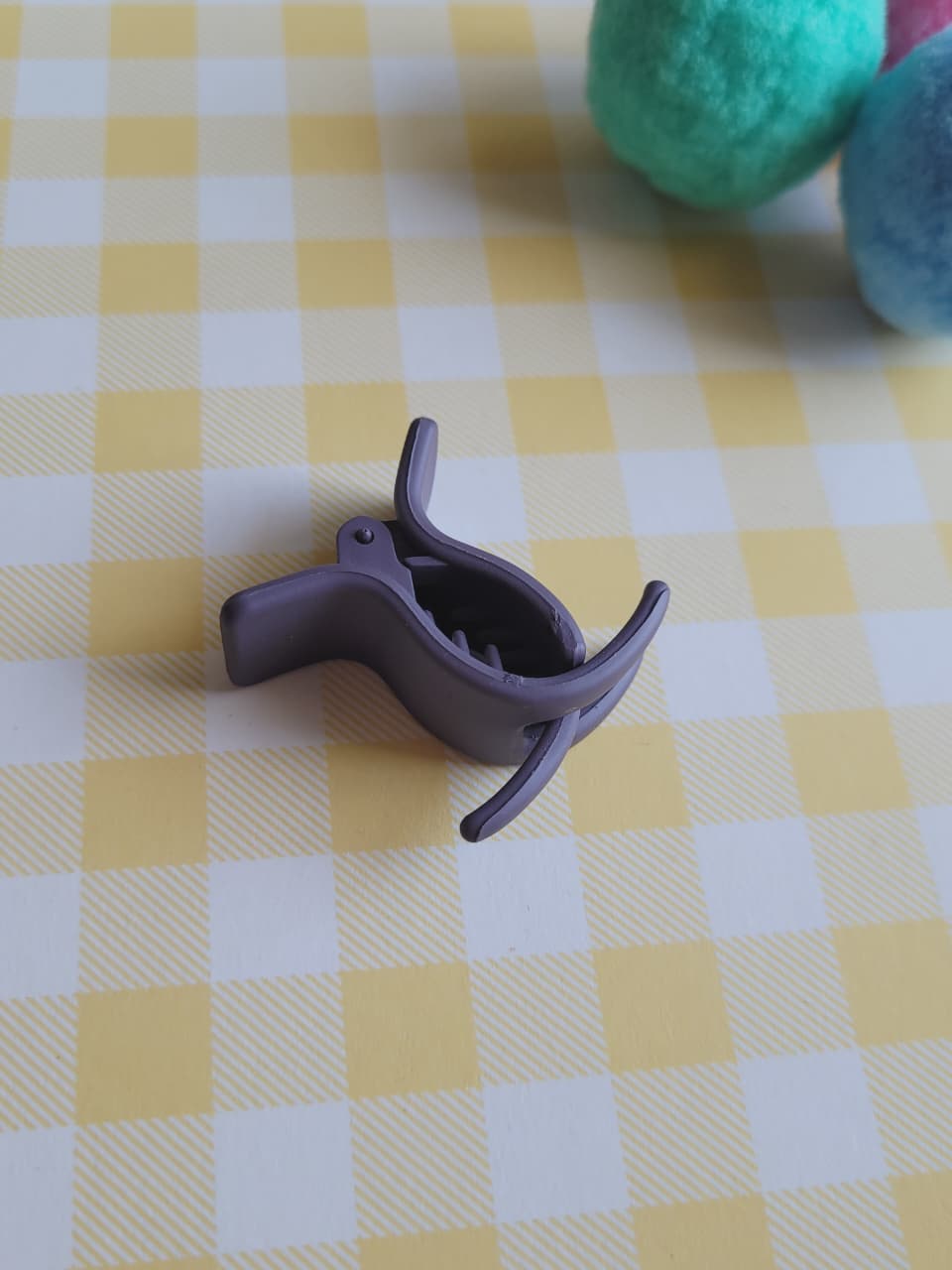 Mini Matte Hair Claw Clip