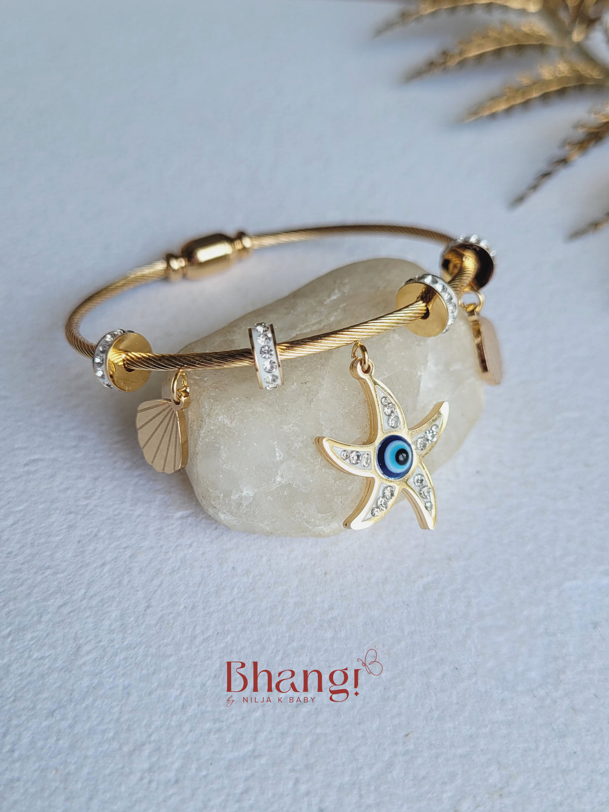 Ocean Whisper Charm Bracelet