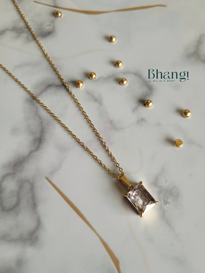 Solitaire Pendant Necklace