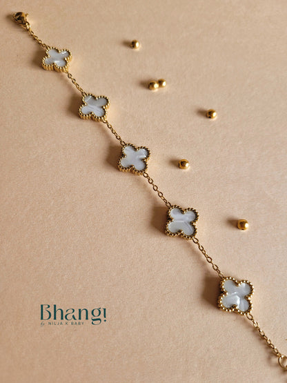Lucky Clover Charm Bracelet