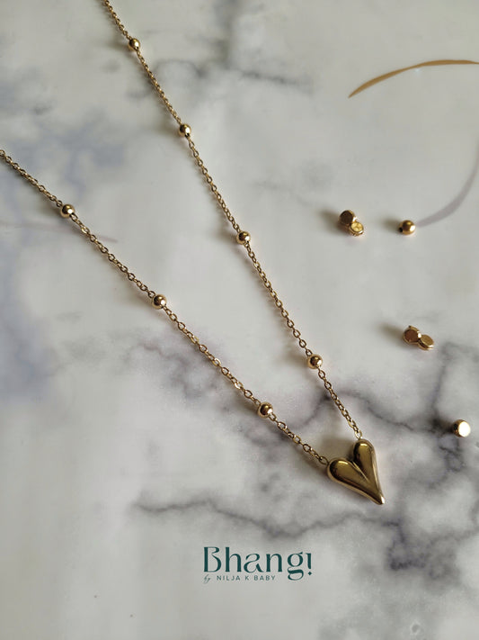 Beaded Heart Necklace