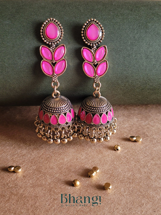 Antique Pink Jhumki