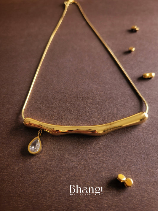 Gold-Tone Statement Necklace