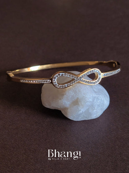 Bhangi Infinity Cuff with Sparkling Accents