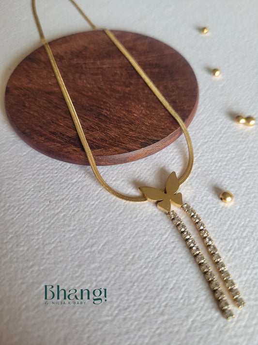 Dainty Butterfly Pendant Necklace