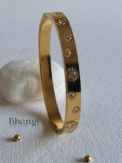 Celestial Sunburst Bangle