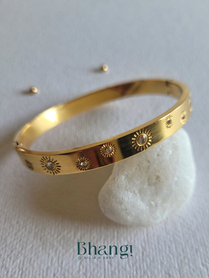 Celestial Sunburst Bangle