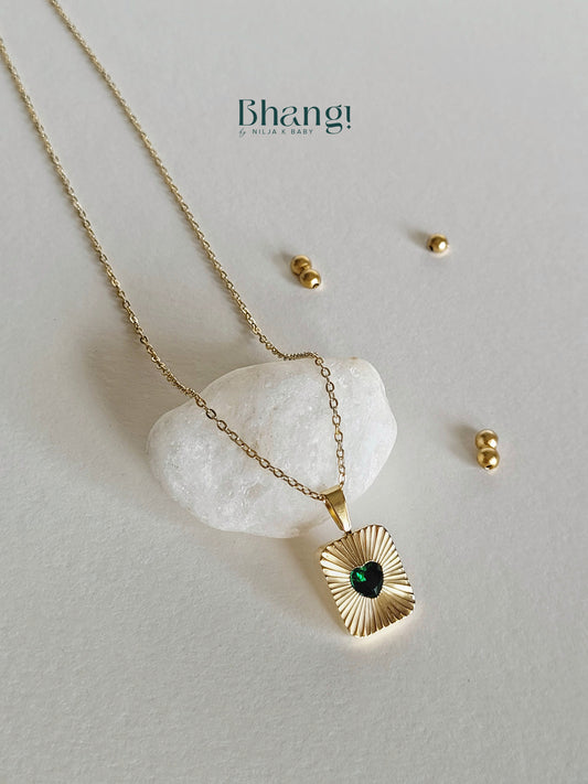 Sunray Heart Necklace