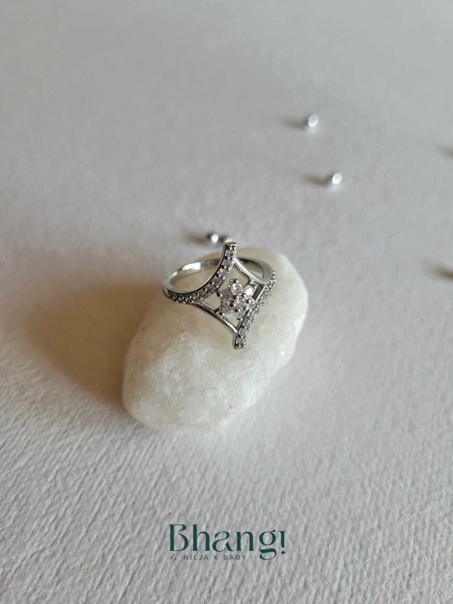 Minimalist Crystal Ring