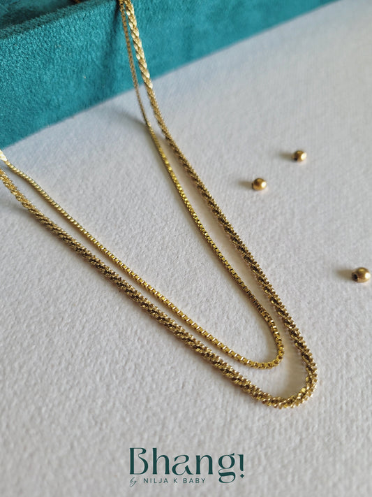 Minimalist Layered Chain Necklace