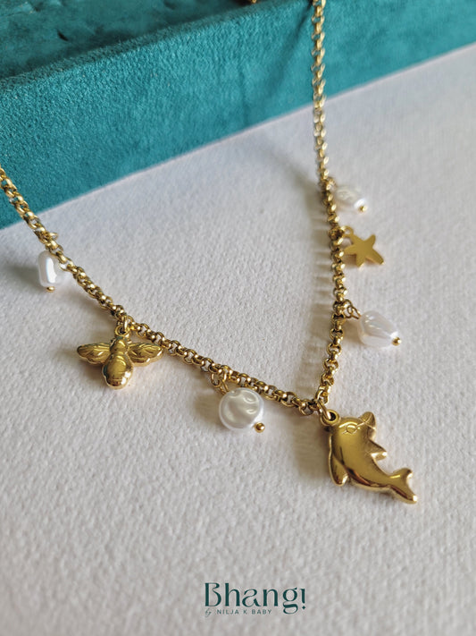 Ocean & Nature Charm Necklace