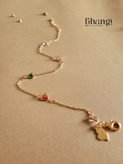 Triangle Anklet - Single