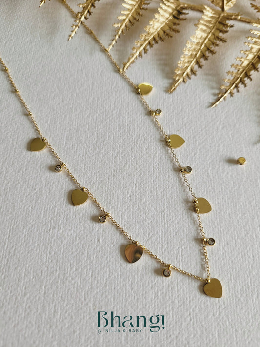 Sprinkle of Hearts Necklace