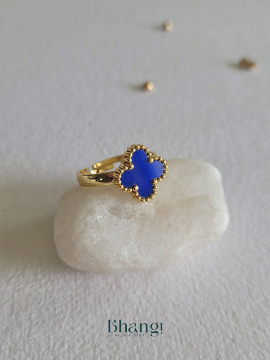 Floral Ring - Blue
