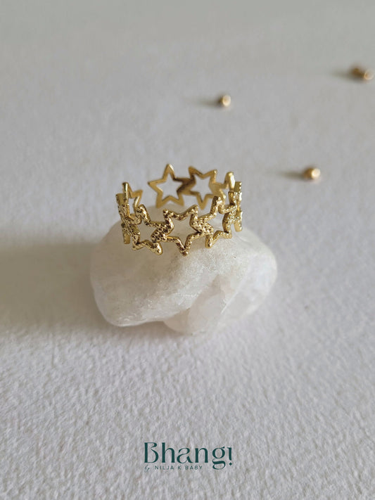 Starry Band Ring