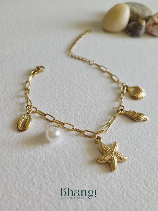 Sea Whispers Charm Bracelet