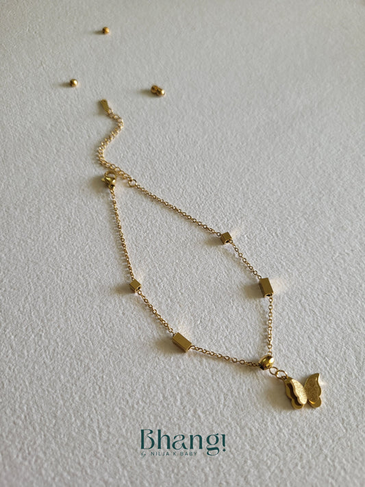 Butterfly Charm Anklet