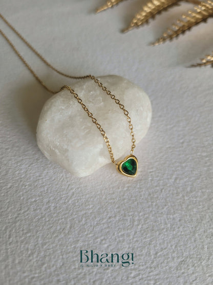Emerald Whispers Necklace