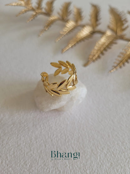 Olive Bloom Ring
