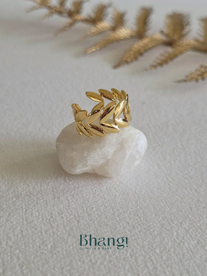 Olive Bloom Ring