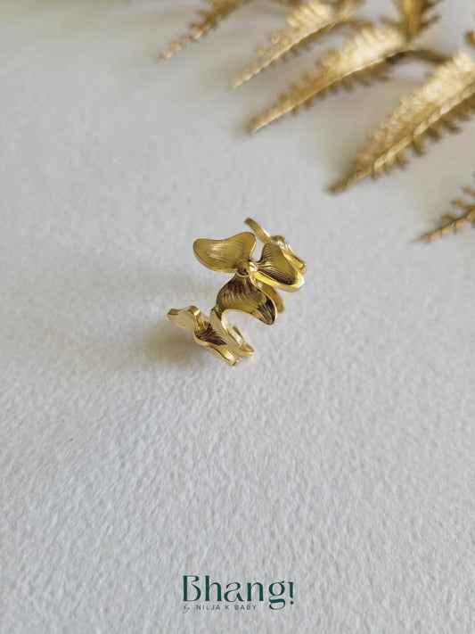 Golden Bloom Ring