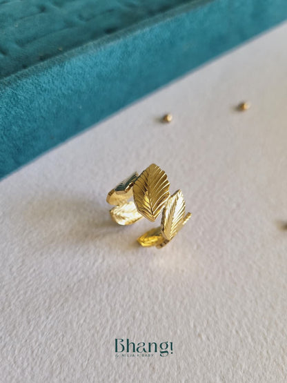 Golden Fern Ring