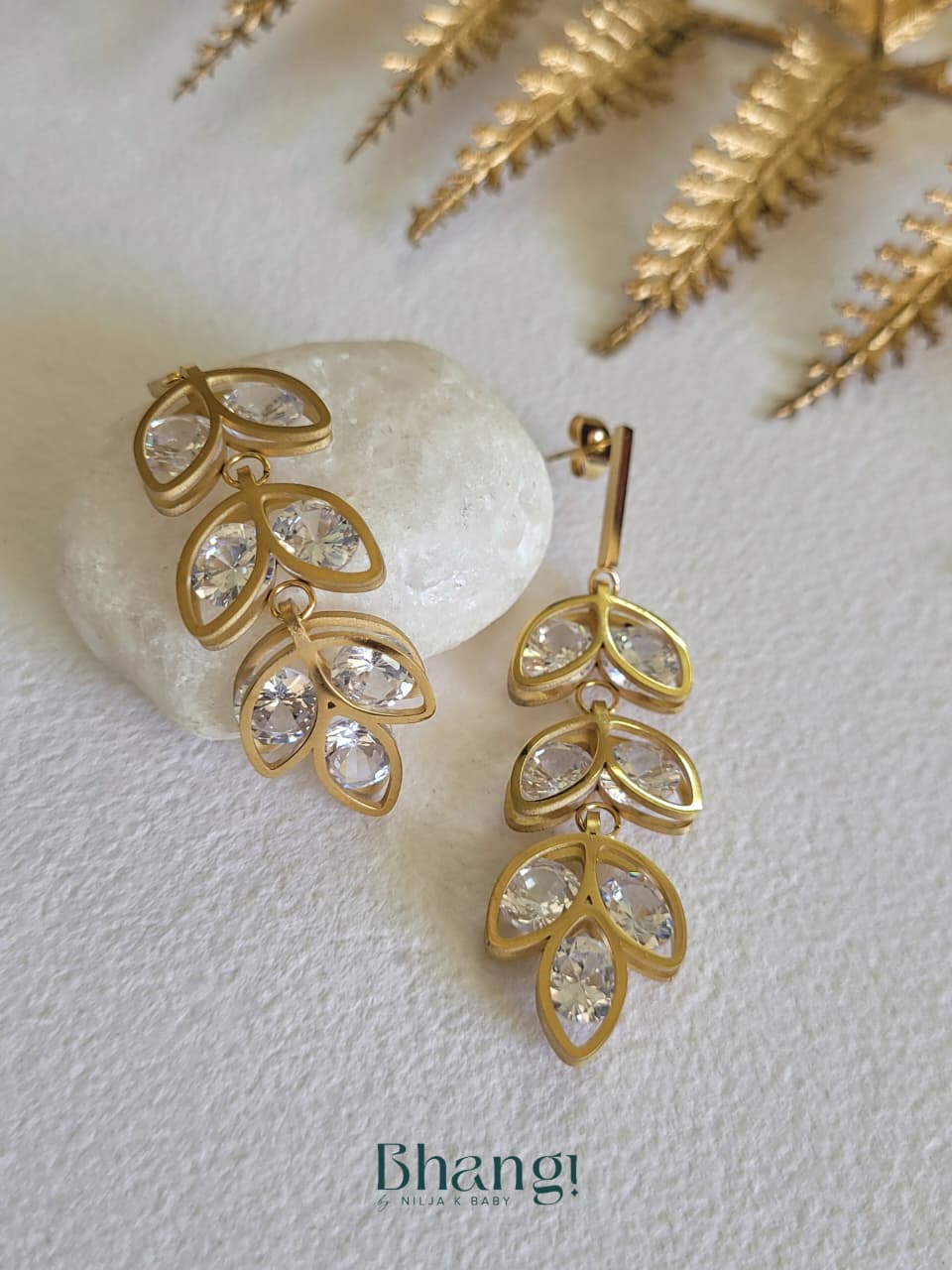 Crystal Vine Earrings