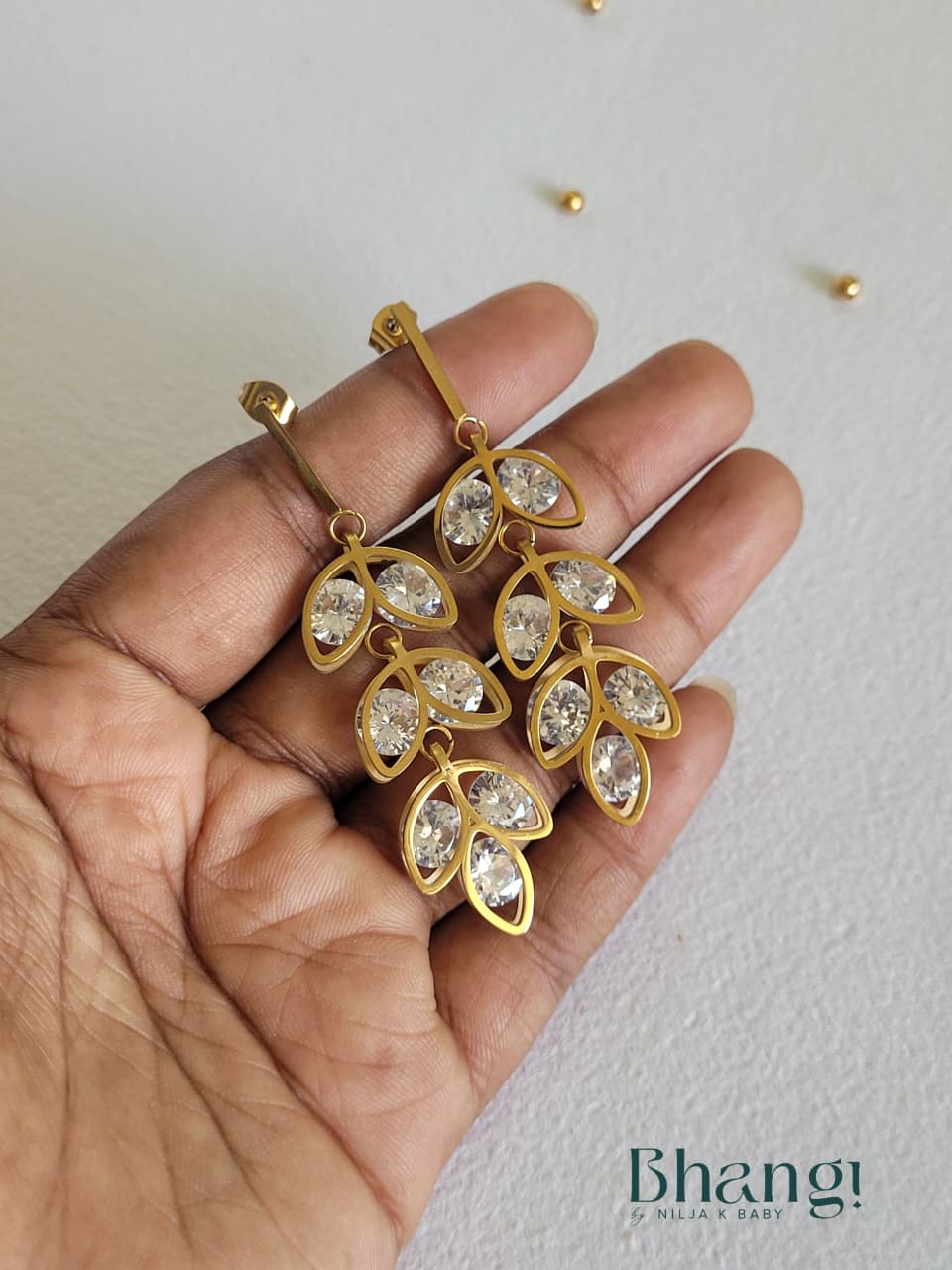 Crystal Vine Earrings