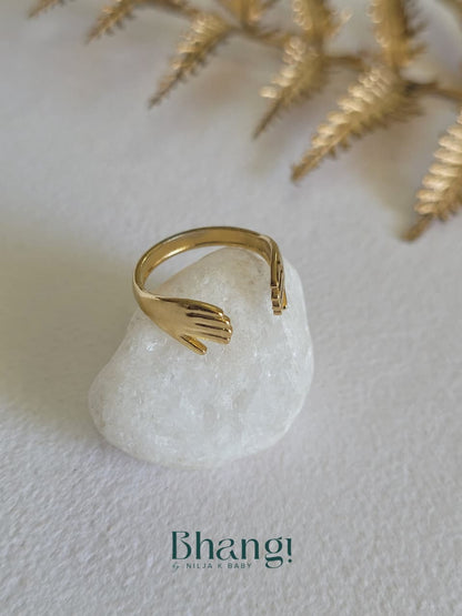 Golden Embrace Ring