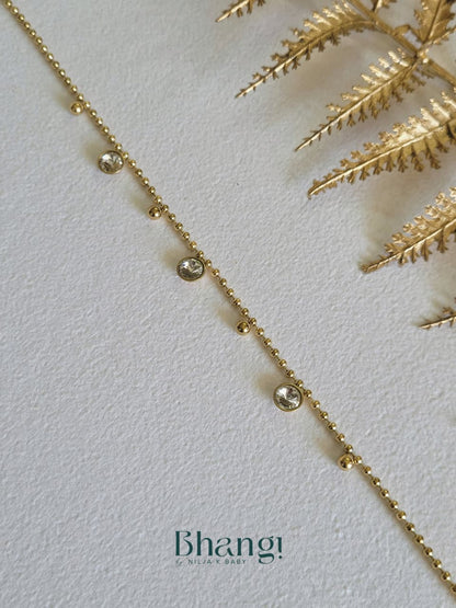 Glimmering Sphere Chain Bracelet