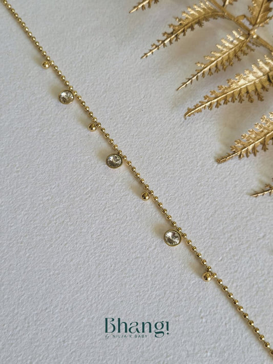 Glimmering Sphere Chain Bracelet