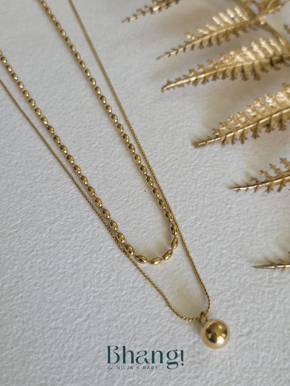 Golden Aura Layered Necklace