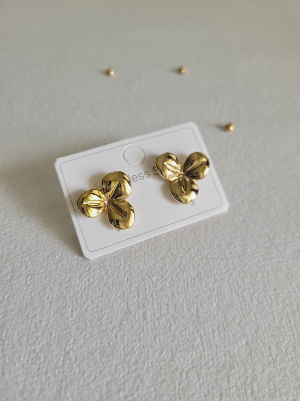 Golden Petal Bloom Stud