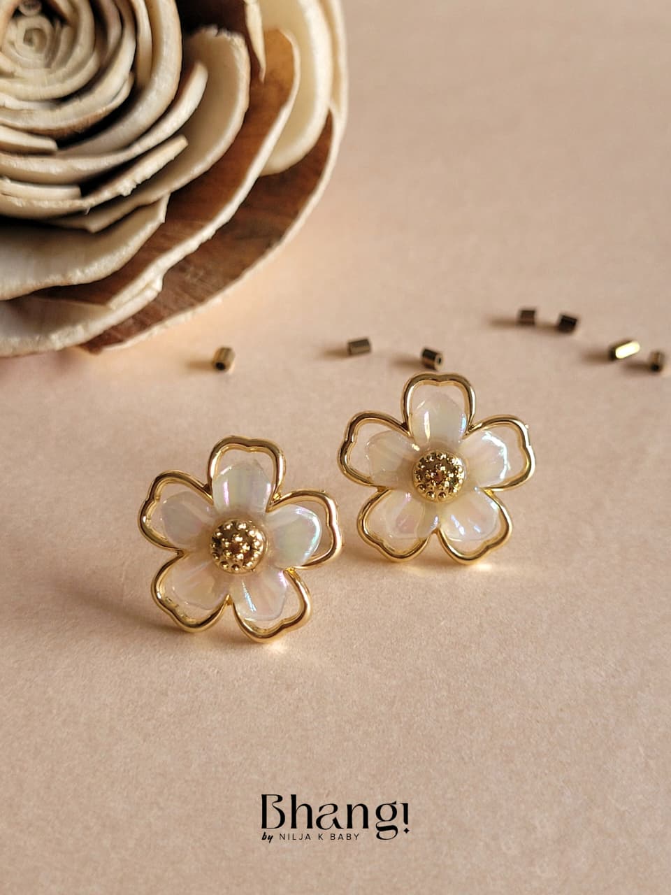 Pearl Blossom Studs