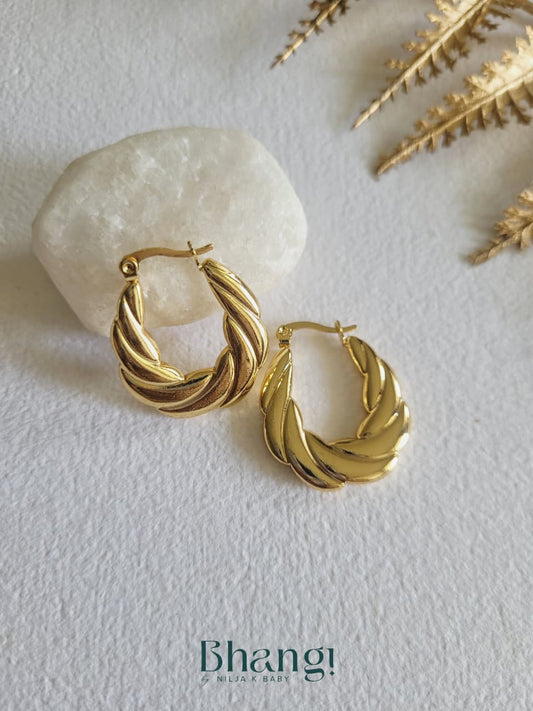Twisted Glow Hoops