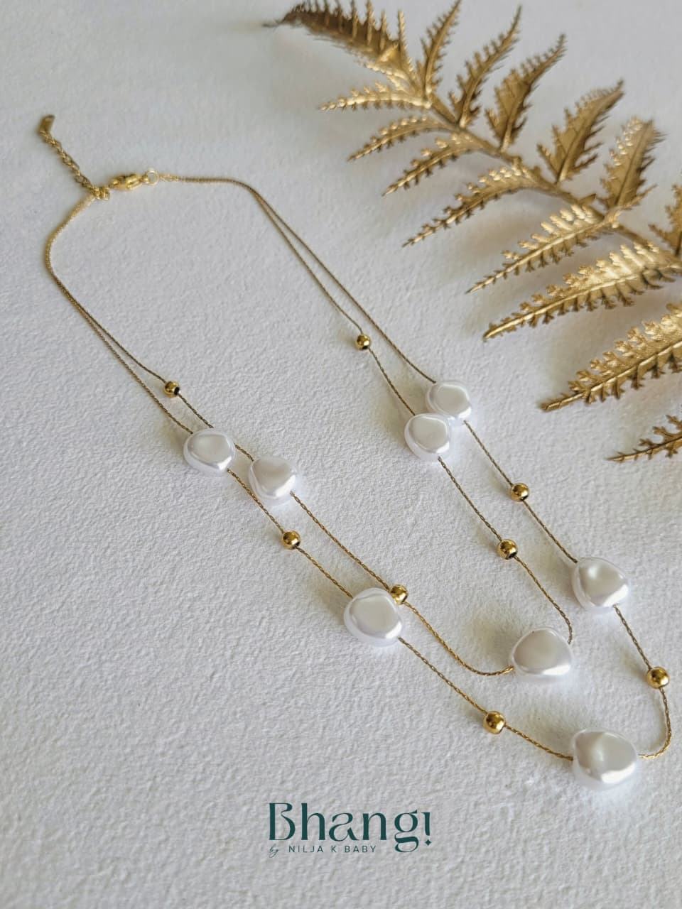 Luminous Pearl Layered Necklace