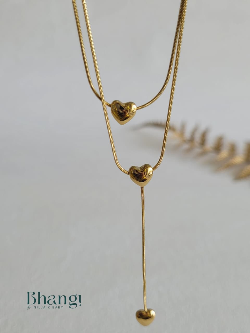 Golden Hearts Necklace