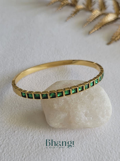 Emerald Luxe Bangle