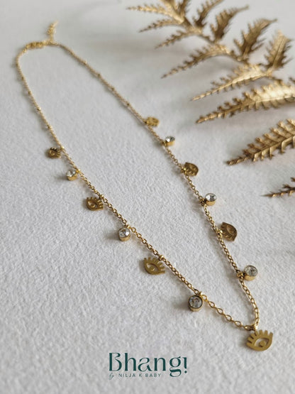 Mystic Wink Charm Necklace