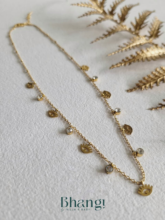 Mystic Wink Charm Necklace