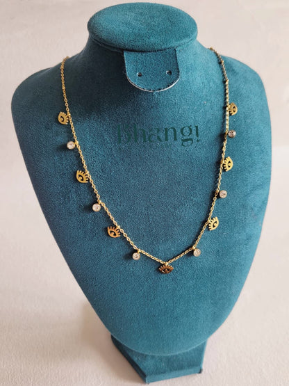 Mystic Wink Charm Necklace