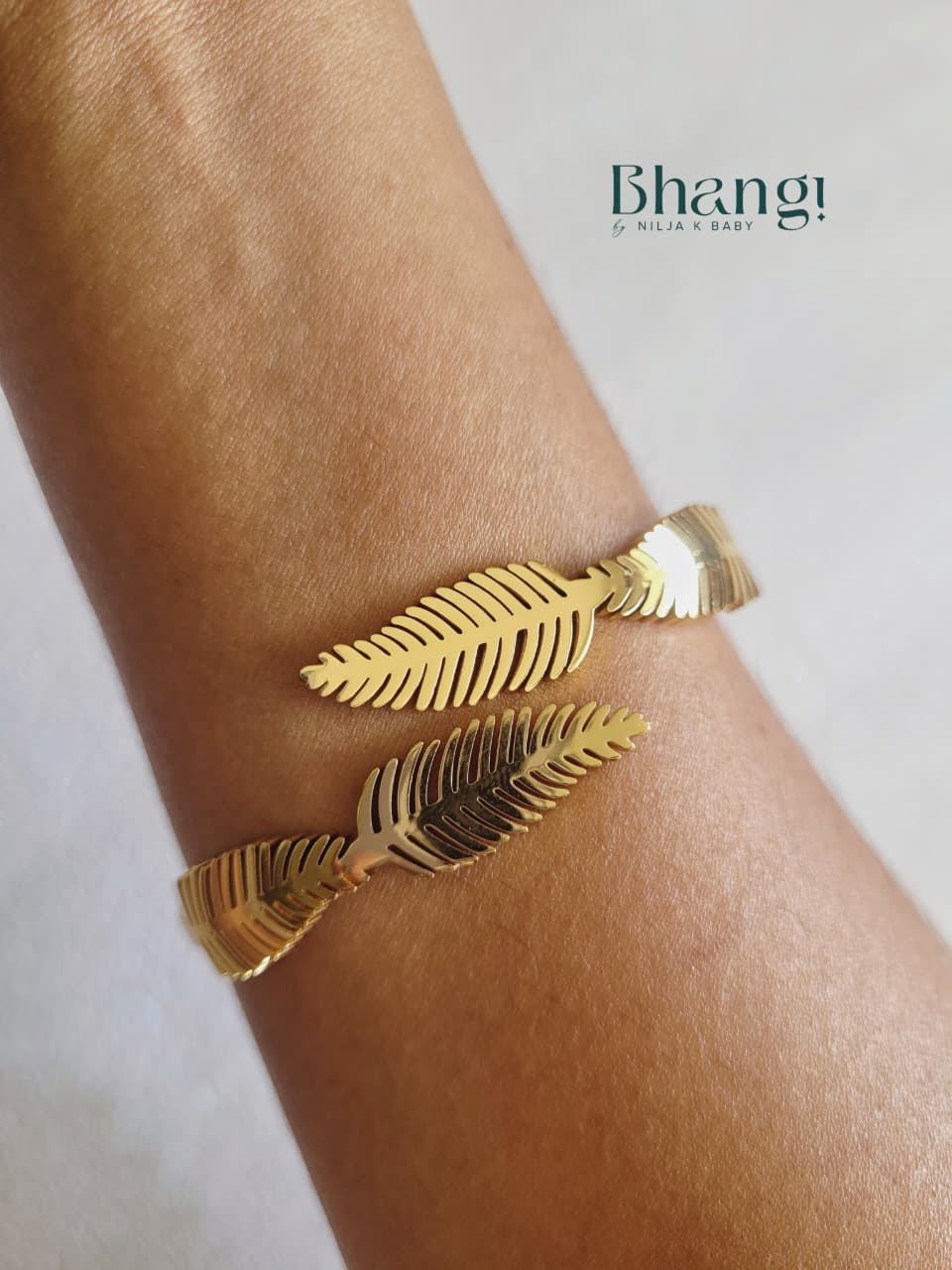 Palm Whisper Bangle