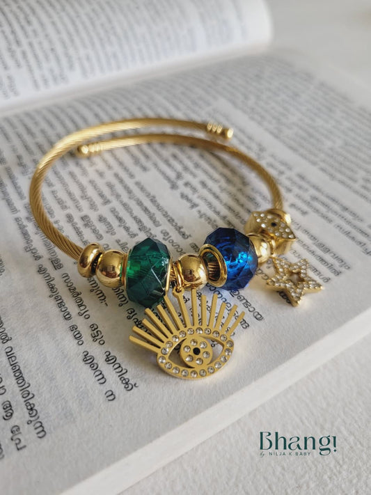 Mystic Eye Charm Bangle