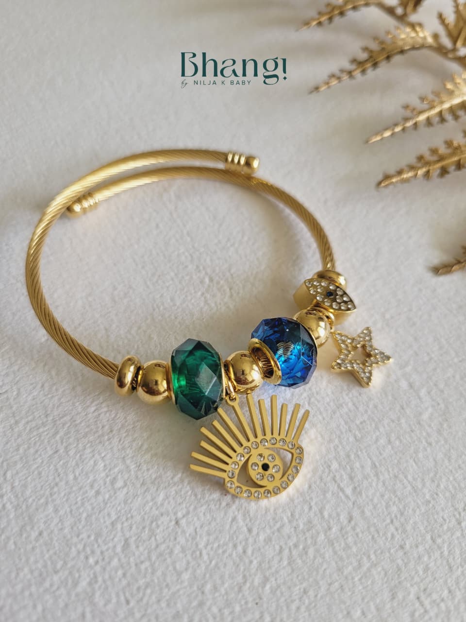 Mystic Eye Charm Bangle