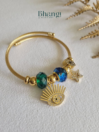 Mystic Eye Charm Bangle