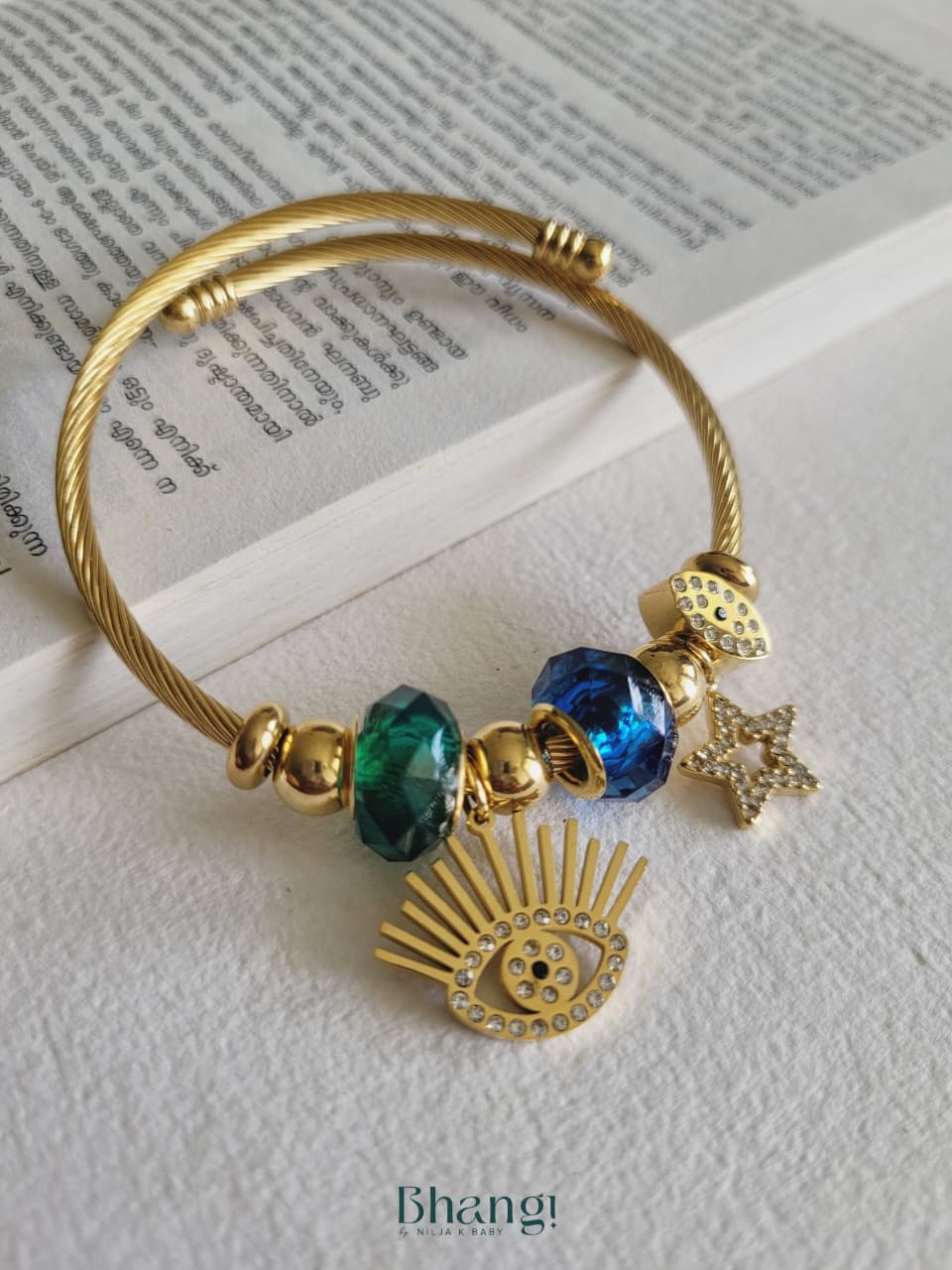 Mystic Eye Charm Bangle