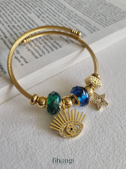 Mystic Eye Charm Bangle